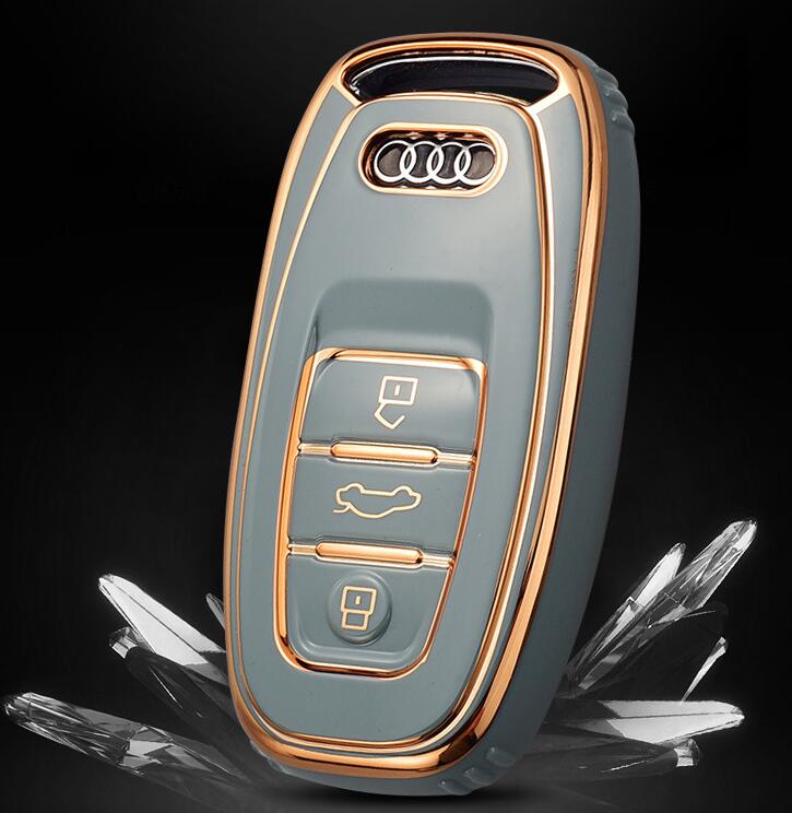 High quality waterproof TPU key cover for Audi ,with different colors to choose