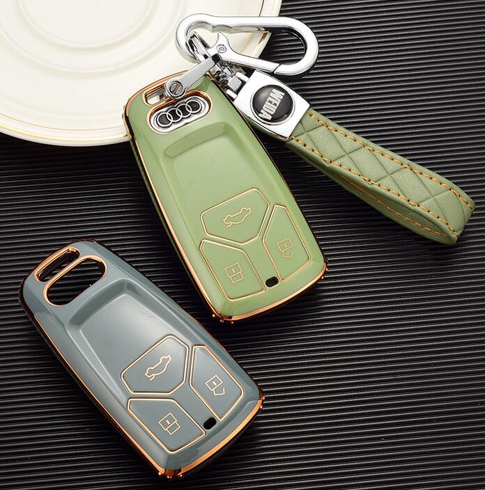 High quality waterproof TPU key cover for Audi ,with different colors to choose